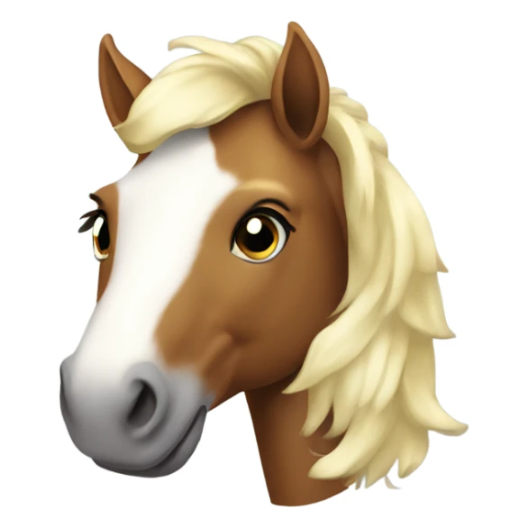 Happy new year horse sticker