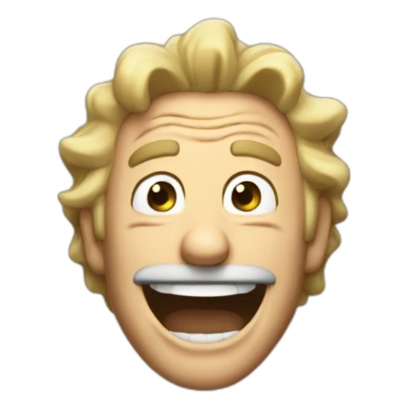 Rick laughing  sticker