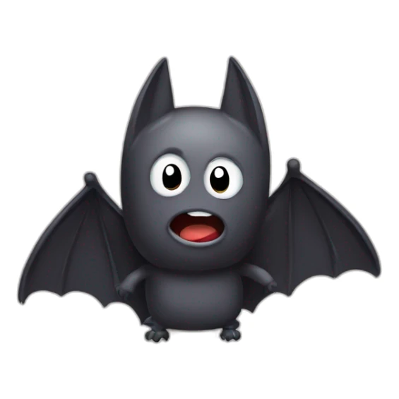 annoying bat with no high school friends sticker