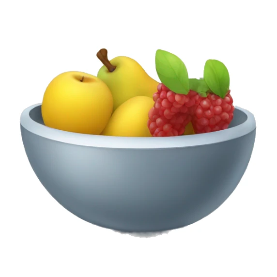 Fruit bowl sticker