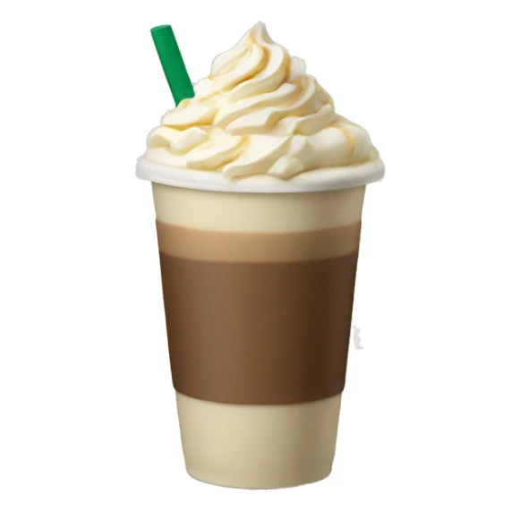 White chocolate mocha Starbucks coffee sticker