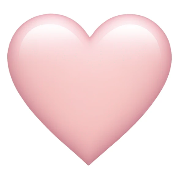 Light Pink heart sticker
