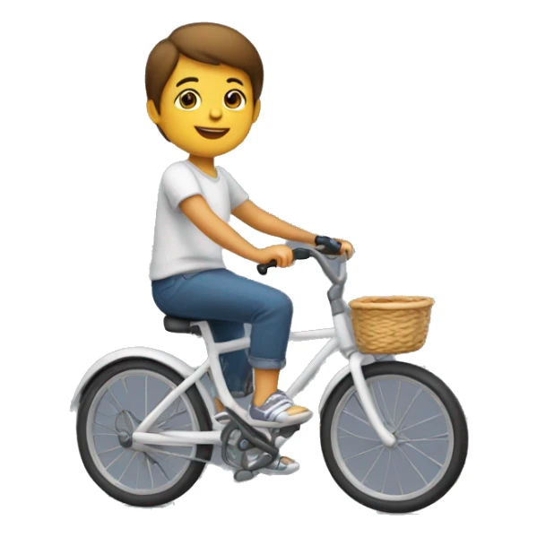 genera moi un enfant sur un velo sticker