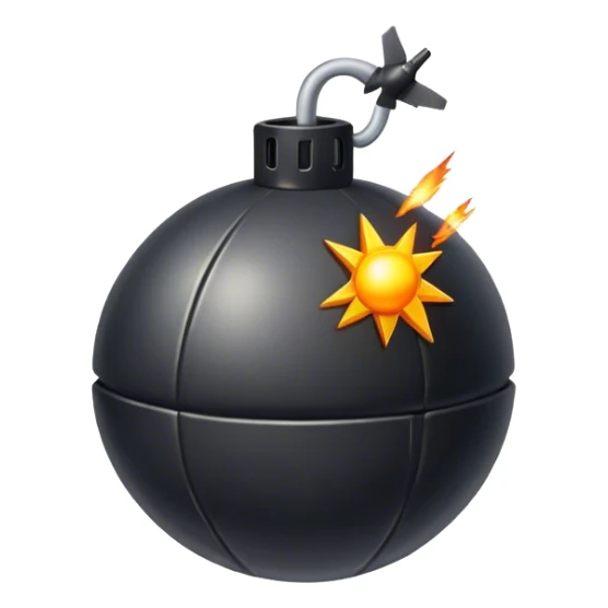 App icon that has a picture of a bomb sticker