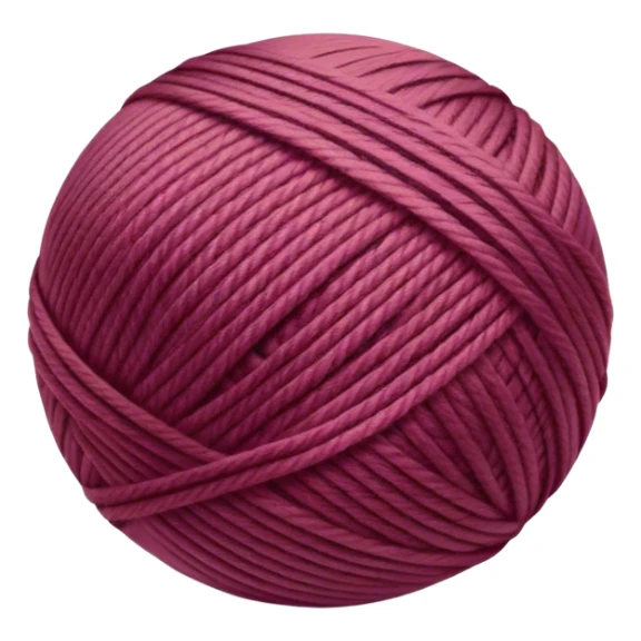 yarn ball light burgundy  sticker