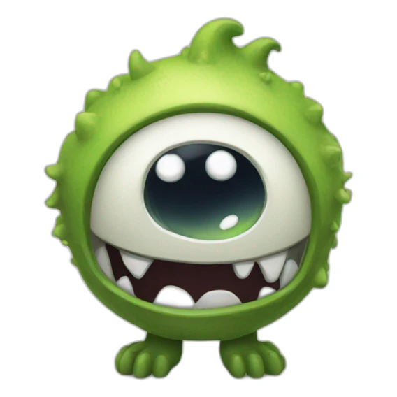 cartoon character monsters corporation boo sticker