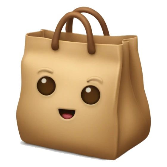 tan bag with twooo round things in it making an imprint on the outside but make the bag look like hairy skin sticker