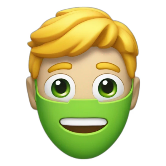 Logotipo impresionante 3d fusionado con WhatsApp y Spotify sticker