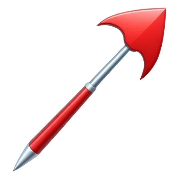 Crée-moi une flèche rouge qui va vers la droite sticker