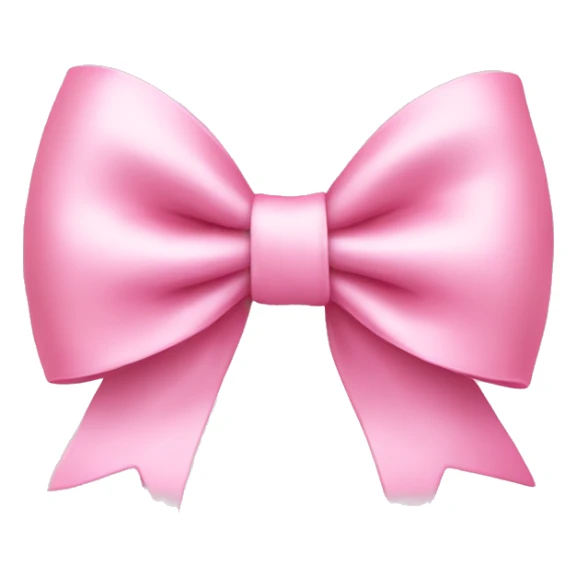 baby pink bow sticker