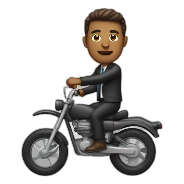 my boss on a bike sticker