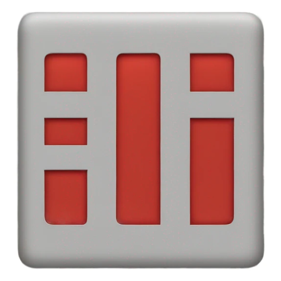 A red square emoji with the letter L sticker