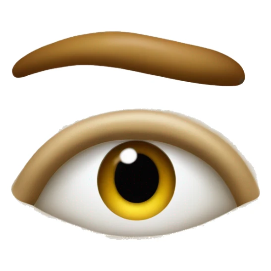 Create an emoji of a face pulling down its lower eyelid with one finger, a skeptical expression typically used to show disbelief or suggest someone is lying. sticker