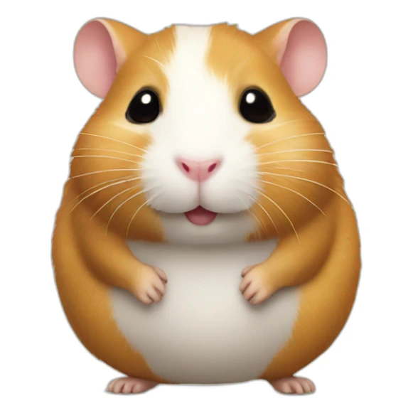 Rich hamster sticker