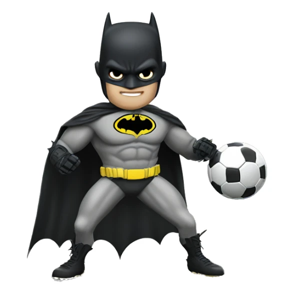 Batman jugando fútbol  sticker