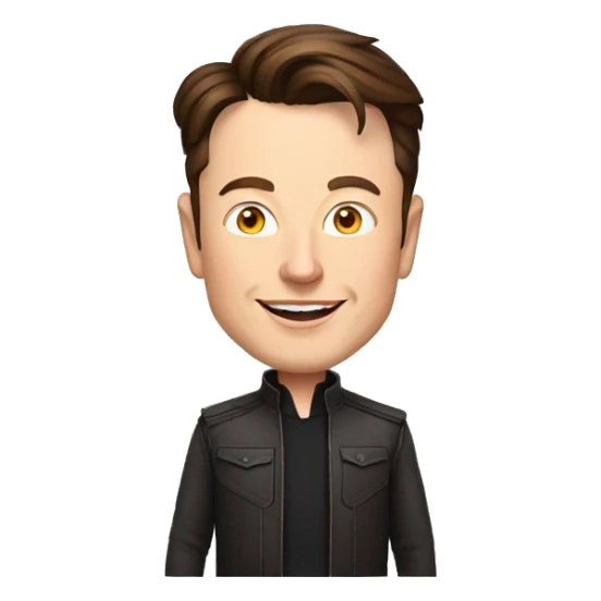 Elon Musk in india sticker