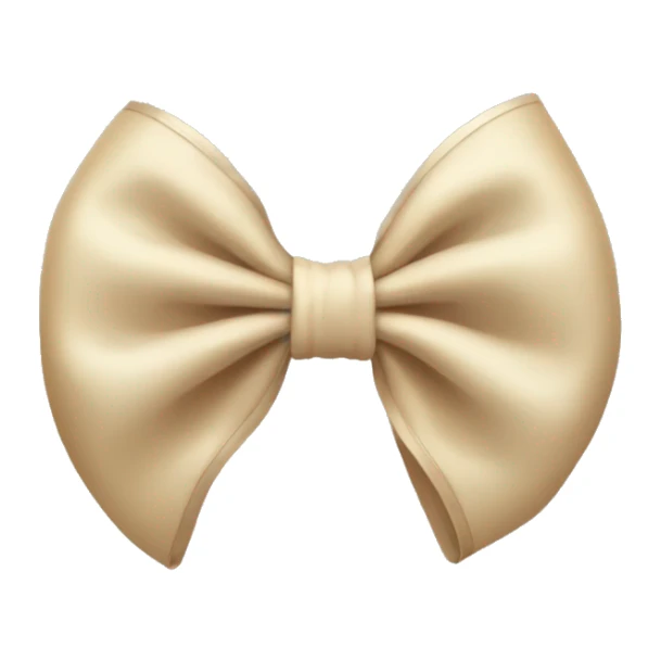 aesthetic beige bow sticker