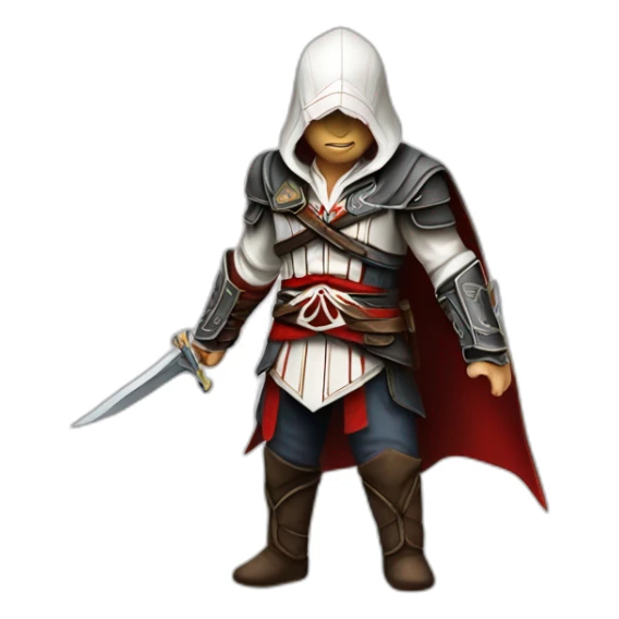 Ezio qui assassine une personne sticker