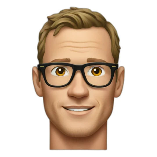 Jonathan Toews wearing glasses as beach bum sticker