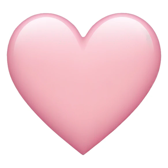 Light pink heart  sticker