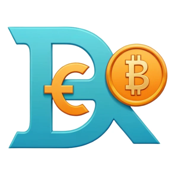 "Create a small emoji-style fintech icon showing a blue 'e' combined with an Indian Rupee symbol featuring saffron and green stripes, flat vector style, clean and modern UI icon." sticker