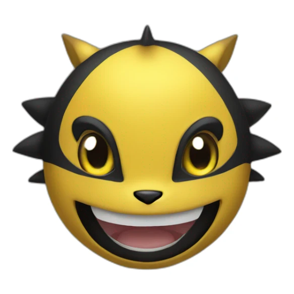 Black Pokémon called Zéraora sticker