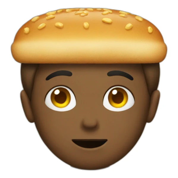 person thinks of food sticker