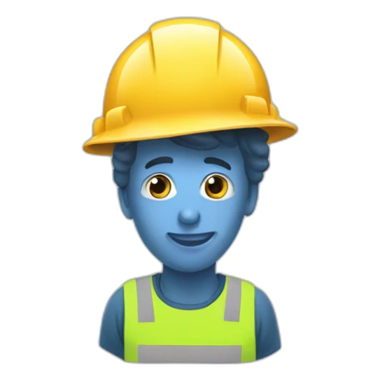 stereotypical portuguese man with construction helmet sticker