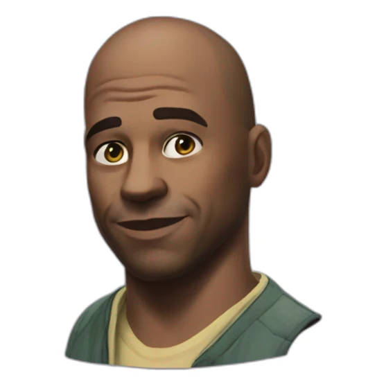 Franklin from GTA V obeying an order sticker