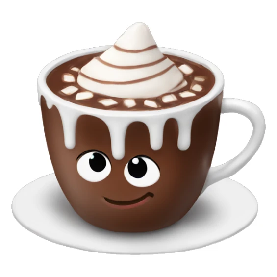 Aesthetic Christmas hot chocolate  sticker