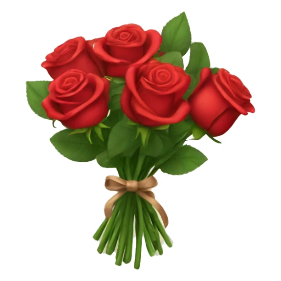 Neat Bouquet of red roses sticker