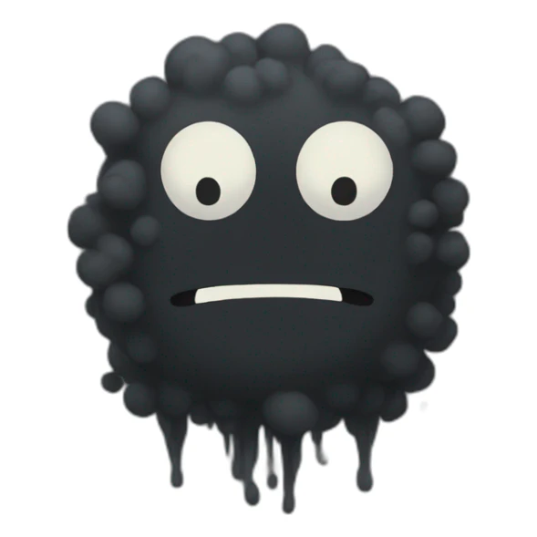 Soot spirit (ghibli) (iOS style) sticker
