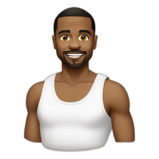 lil Duval, white tank top sticker