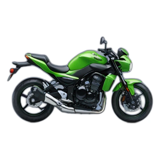 Frog riding a kawasaki z650rs 2022 sticker