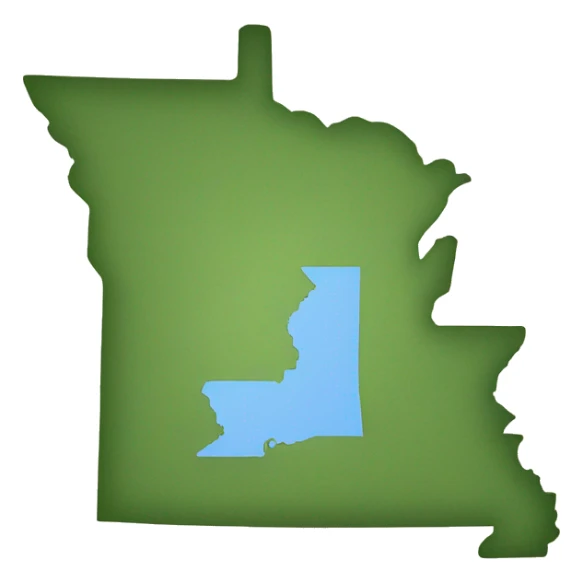 outline of USA state Minnesota sticker