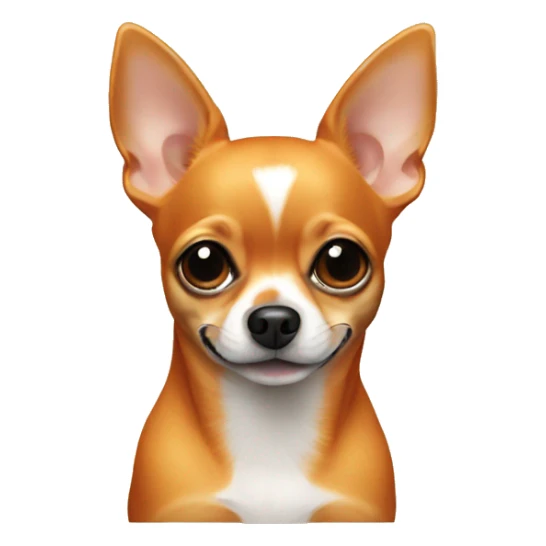 A orange chihuahua sticker