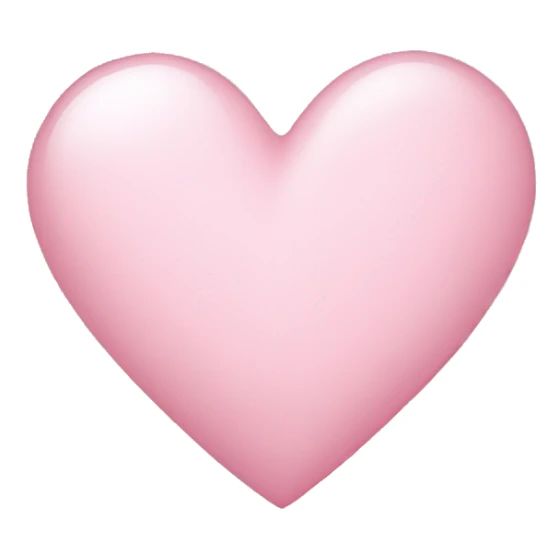 Light pink heart sticker