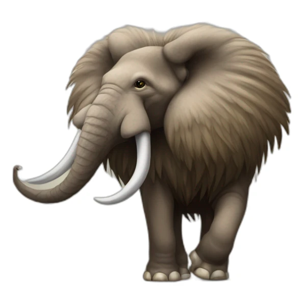 An eagle with horse legs. lion's mane and elephant's trunk sticker