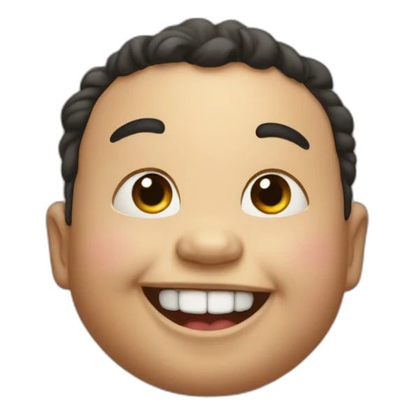 The fat baby that laugh sticker