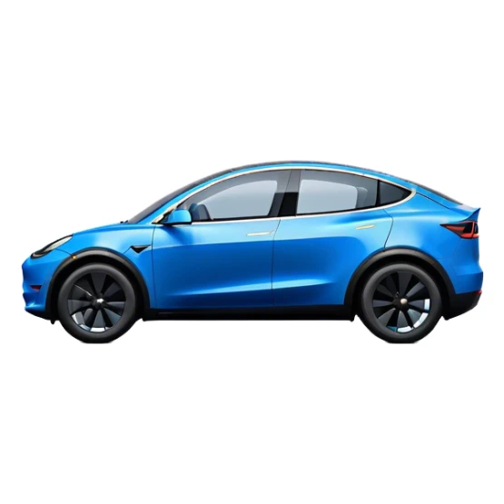 Tesla Model Y - Tesla (Model Year: 2022) (Iconic colour: Blue) sticker
