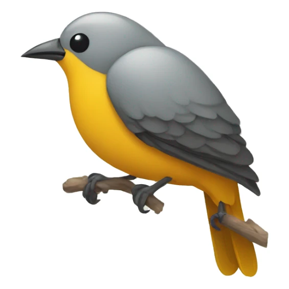bird with amplop sticker