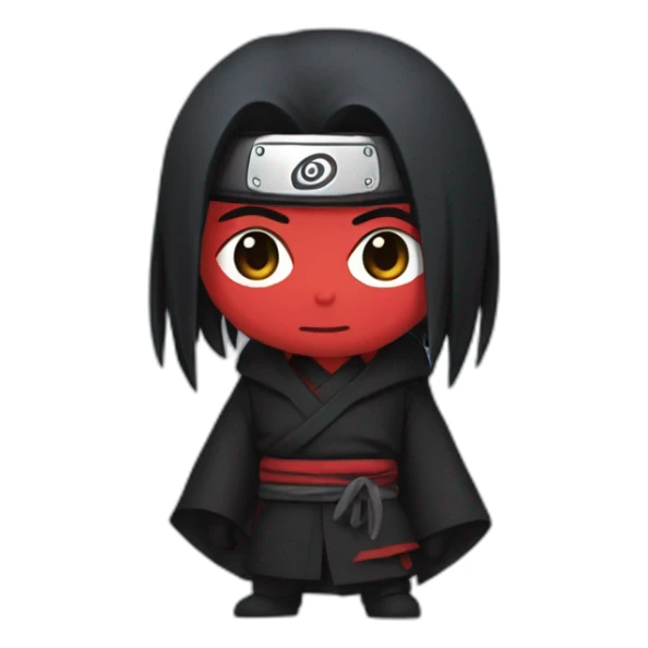 itachi avec un flingue sticker