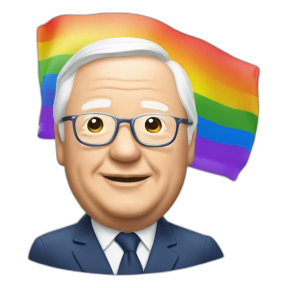Jean Marie Le Pen à la Gay Pride sticker