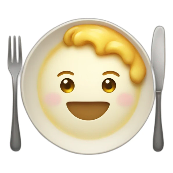 cute-plate hello sticker