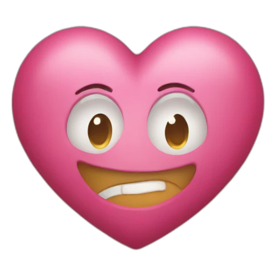 Heart telling sticker