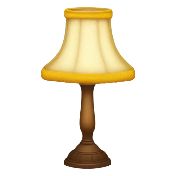 Leg lamp from a Christmas story sticker