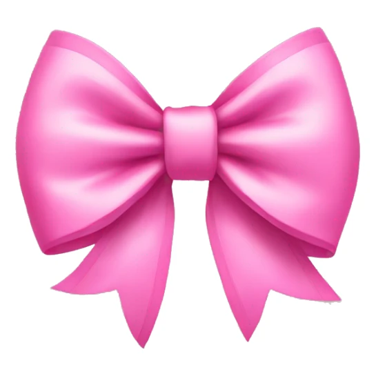 pink bow sticker