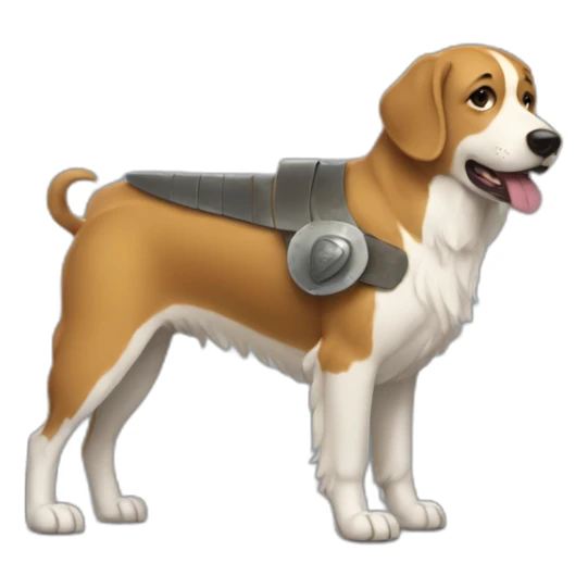 Big Shield dog sticker