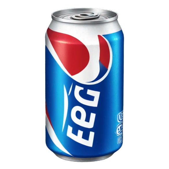 Ice cold can of Pepsi sticker