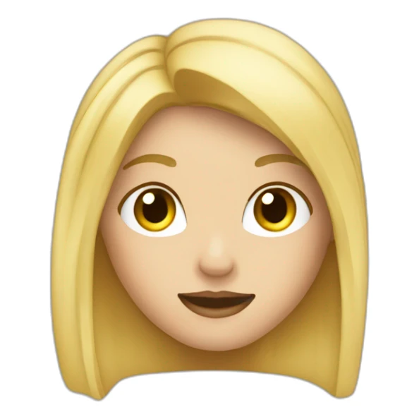 Blonde qui fait un pouce en l'air sticker